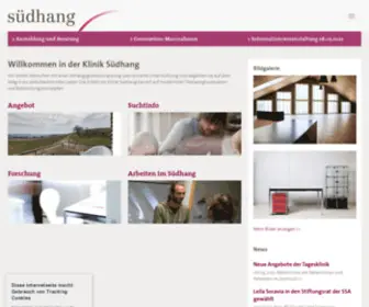 Suedhang.ch(Klinik Südhang) Screenshot