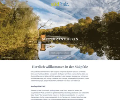 Suedpfalz-Tourismus.de(Urlaub in der Südpfalz ist r(h)) Screenshot