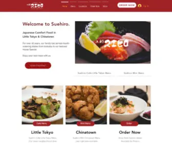 Suehirocafe.com(Suehiro cafe in los angeles) Screenshot