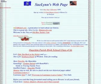 Suelynnonline.com(SueLynn's Webpage) Screenshot
