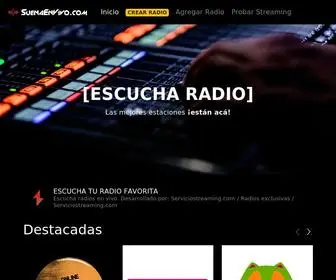 Suenaenvivo.com(Escuchar radio FM) Screenshot
