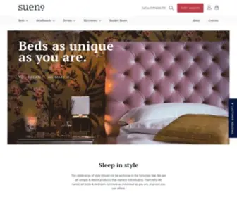 Sueno.co.uk(Luxury Beds) Screenshot