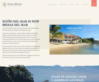 Suenodelmar.com(Sueno del Mar Is Now Brisas del Mar) Screenshot