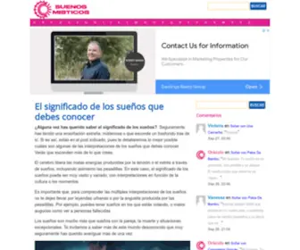 Suenosmisticos.com(Los Sueños Significan Más) Screenshot
