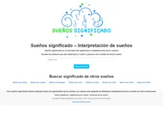 Suenossignificado.com(Significado de los sueños) Screenshot