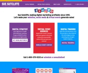 Suesutcliffe.com(Making digital marketing profitable since 1995) Screenshot