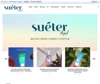 Sueterazul.com.br(Um blog sobre moda) Screenshot