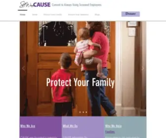 Sueweavercause.org(Cause) Screenshot