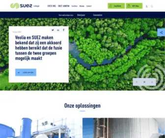 Suez.be(Uw expert in afval) Screenshot