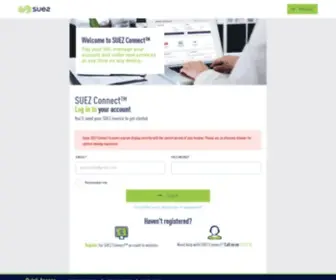 Suezconnect.com.au(SUEZ Connect) Screenshot