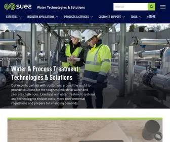 Suezwatertechnologies.com(Industrial Water & Process Treatment Technologies & Solutions) Screenshot