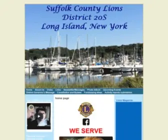 Suffolkcountylions.org(District 20S) Screenshot