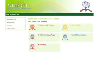 SuffolkcPD.co.uk(Suffolk CPD Online) Screenshot