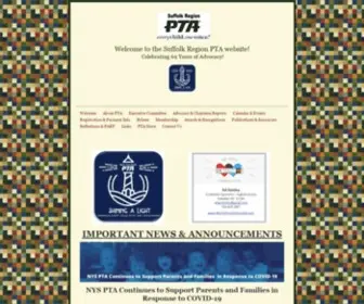 Suffolkpta.org(Suffolk PTA) Screenshot