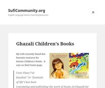 Suficommunity.org(English Language Islamic Parenting Resources) Screenshot