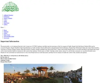 Sufisattari.com(Sufism In Sindh) Screenshot