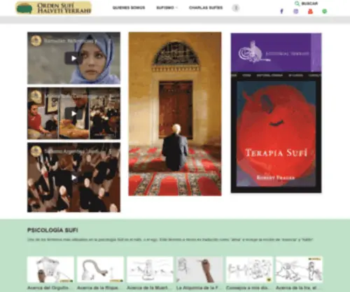 Sufismo.org.ar(Orden Sufí Halveti Yerrahi) Screenshot