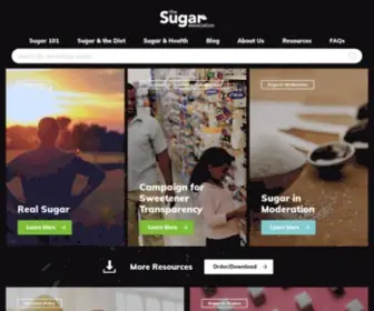Sugar.org(The Sugar Association) Screenshot