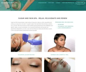 Sugarandskinspa.com(Sugar and Skin Spa) Screenshot