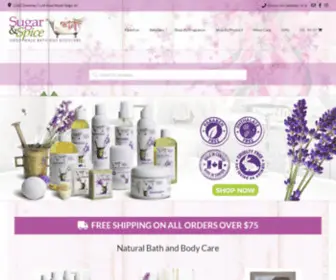 Sugarandspicebbc.ca(Sugar & Spice Body Care Ltd) Screenshot