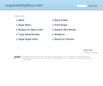 Sugarandspites.com(Sugar and Spites) Screenshot