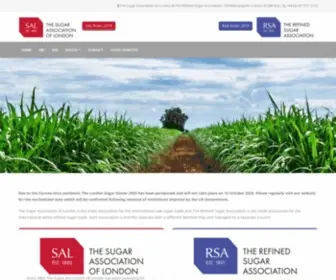 Sugarassociation.co.uk(The Sugar Association of London) Screenshot