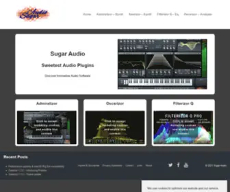 Sugaraudio.com(Sweetest Audio Plugins) Screenshot