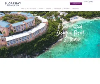 Sugarbayresortandspa.com(Thomas Resorts in Virgin Islands) Screenshot