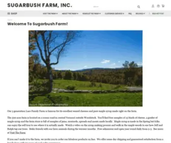 Sugarbushfarm.com(Sugarbush Farm) Screenshot