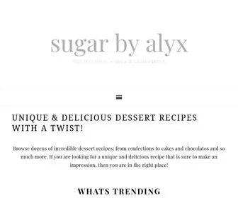 Sugarbyalyx.com(Unique & Delicious Dessert Recipes) Screenshot