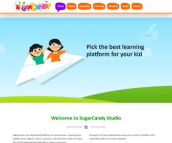 Sugarcandystudio.com(A learning platform for kids) Screenshot