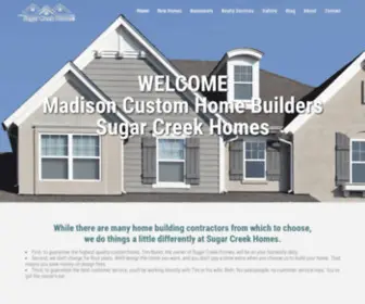 Sugarcreek-Homes.com(Sugar Creek Custom Homes) Screenshot