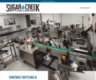 Sugarcreekbottling.com(Contract Manufacturing) Screenshot