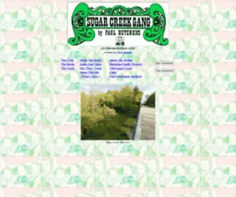 Sugarcreekgang.info(Rick's Sugar Creek Gang Site) Screenshot