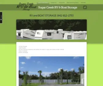 Sugarcreekrvandboatstorage.com(Rv storage Bradenton FLth Avenue East) Screenshot