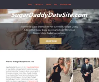 Sugardaddydatesite.com(Top Sugar Dating Site For Sugar Daddy & Sugar Baby) Screenshot