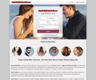 Sugardaddymeetaustralia.com(Sugar Daddy Meet Australia) Screenshot