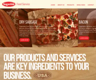 Sugardalefoodservice.com(Sugardale Food Services) Screenshot