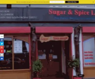 Sugarenspice.com(The Taste of Brilliance) Screenshot