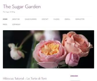 Sugargarden.it(The Sugar Art Blog) Screenshot