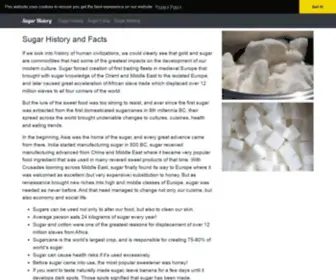 Sugarhistory.net(Sugar History and Facts) Screenshot