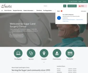 Sugarlandsurgery.com(HCA geo) Screenshot