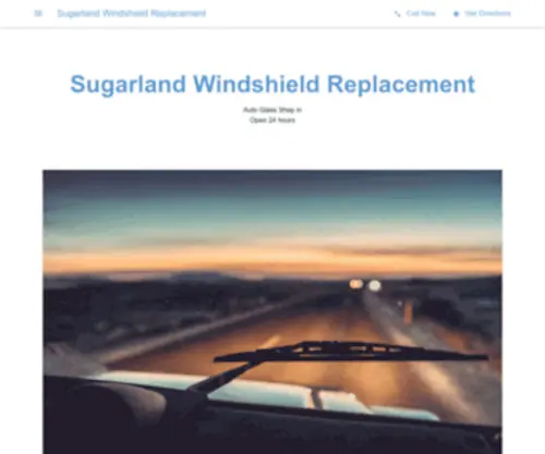Sugarlandwindshields.com(Sugarlandwindshields) Screenshot