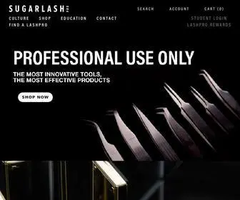 Sugarlashpro.com(Eyelash Extension Kit Products & Supplies) Screenshot