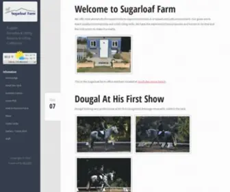 Sugarloaffarm.com(Sugarloaf Farm) Screenshot