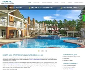 Sugarmill-Living.com(Townhomes in Lawrenceville) Screenshot