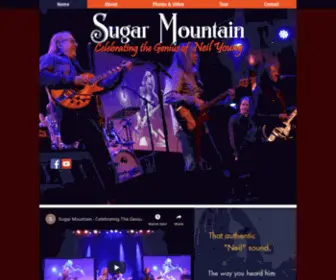 Sugarmountaintribute.com(Sugar Mountain Band) Screenshot