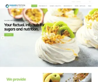 Sugarnutritionresource.org(Sugar Nutrition Resource Centre) Screenshot