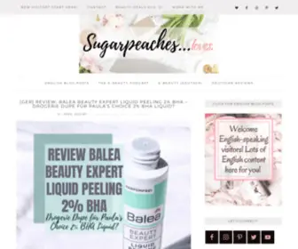 Sugarpeachesloves.net(Sugarpeaches...loves // Korean Beauty Blog) Screenshot