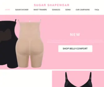 Sugarshapewear.com(Sugar Shapewear) Screenshot